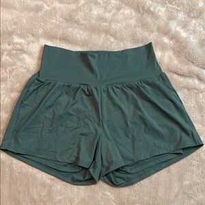 Halara Super High Waisted 2 in 1 Yoga Shorts